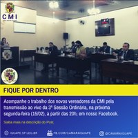 3ª Sessão Ordinária de 2021