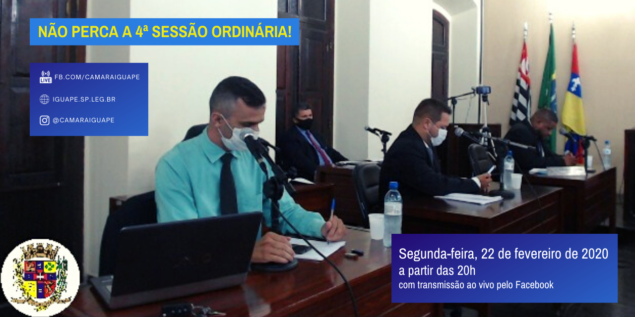 4ª Sessão Ordinaria
