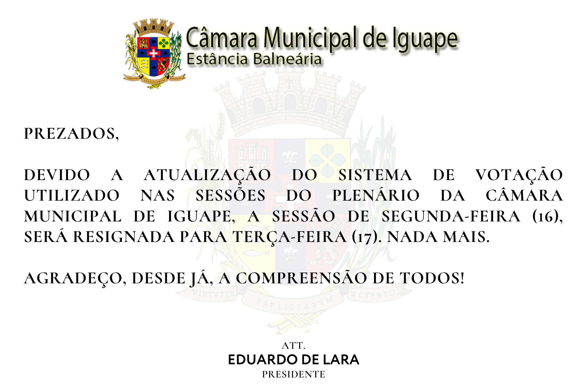 COMUNICADO