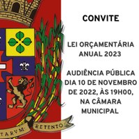 Convite Audiência Publica 2022