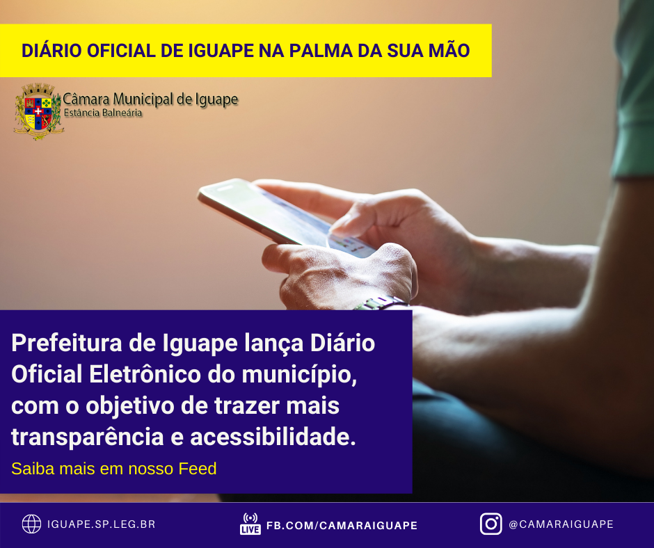 Diário Oficial de Iguape