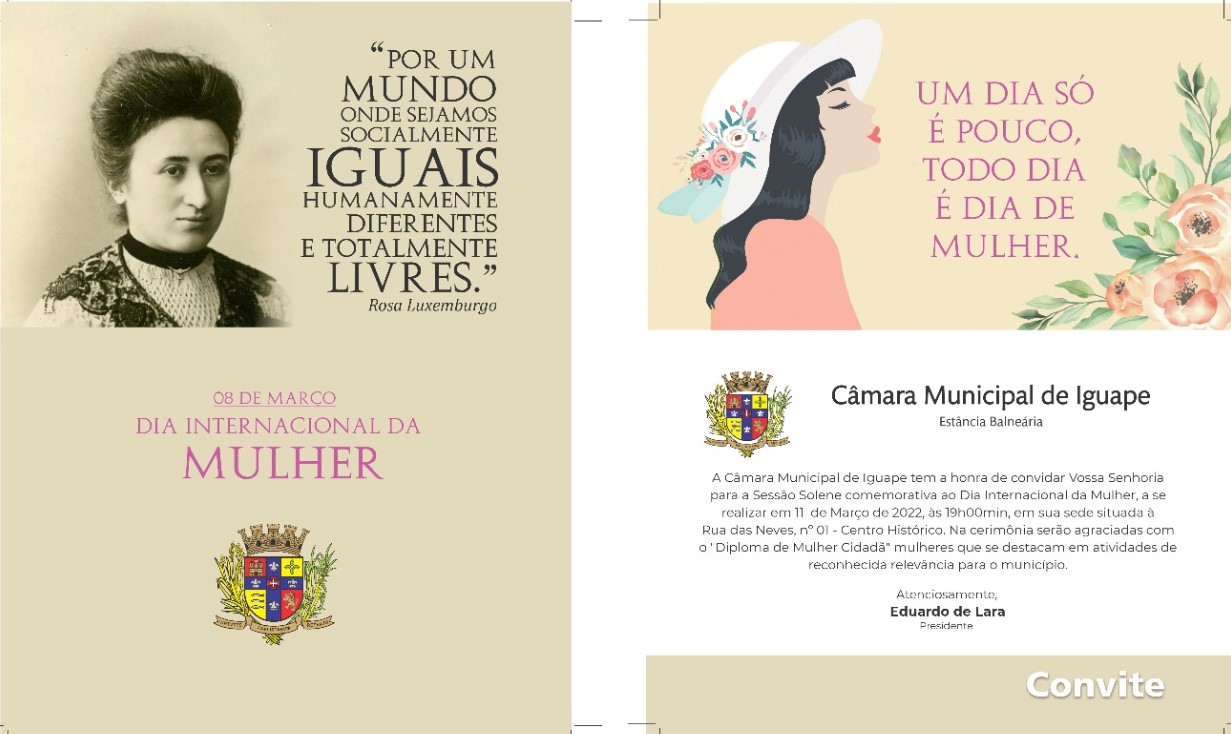 Sessão Solene Dia da Mulher